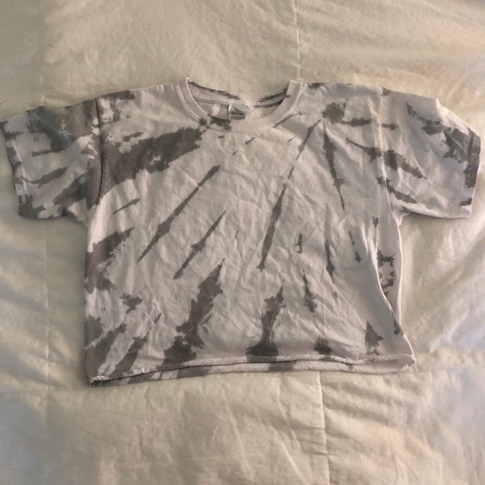 tie dye crop top